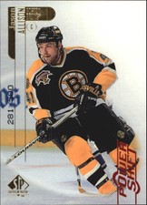 1998-99 SP Authentic Power Shift #6 Jason Allison/500