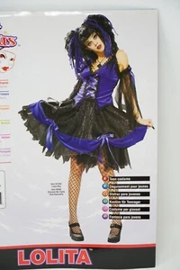 Lolita Gothic Vampire Victorian Doll Fancy Dress Up Halloween Teen Adult Costume - Picture 1 of 10