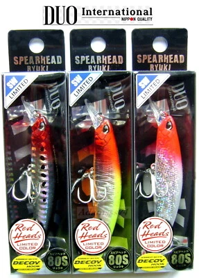 DUO Spearhead Ryuki 80SW Red Head Limitierte Salzwasser Fischköder, Hard Bait , - Bild 1 von 4