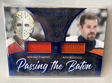 2020-21 Leaf ITG Used Passing The Baton BERNIE PARENT RON HEXTALL Flyers /30
