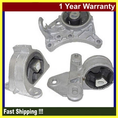 New For Chrysler Town Country Dodge Engine Trans Motor Mount Set 3 M280 - Image 1 of 3