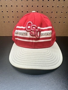 Vintage Ohio State Buckeys Mesh Trucker Snapback Hat Cap Red - Picture 1 of 12