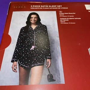 NEW! SERRA Polka Dot Pajama Sleep Set/ Small - Picture 1 of 4