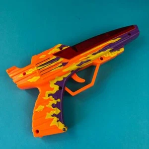 Rare Vintage Neon Orange Plastic Ranger Pistol Laser Ray Gun Space Toy 1980s 90s - Picture 1 of 5