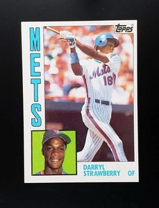 1984 Topps Darryl Strawberry Rookie RC Mets #182 0164 - Picture 1 of 3