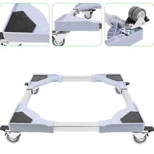 Universal Appliance Wheels Adjustable Fridge Freezer Trolley Roller With Casters - Picture 1 of 12
