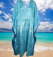 Womens Kaftan Shinning Sky Gypsy Beach  Vacation Gift For Her Dress
