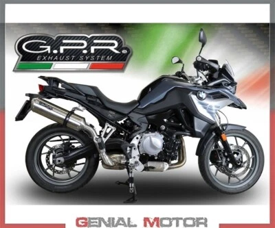 Terminale di Scarico GPR SATINOX Omologato BMW F 750 GS 2018 > 2020 - Immagine 1 di 4