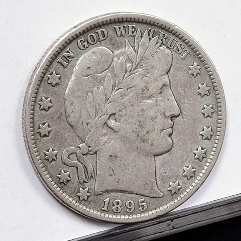 1895 Barber Half Dollar - Fine (49742-L) Cover