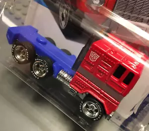 Hot Wheels 6/10 Screen Time TRANSFORMERS OPTIMUS PRIME CUSTOM Super Wheel Swap - Picture 1 of 14