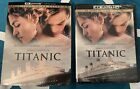 New Titanic (1997) 4K Uhd Blu-Ray +Slipcover James Cameron, Leonardo Dicaprio Us