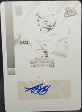 BRYAN BENNETT 2015 Panini Contenders Draft Picks AUTO PRINTING PLATE #1/1 Colts