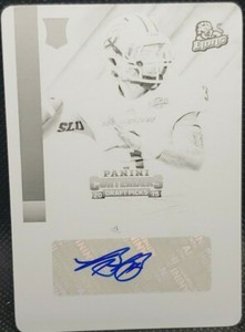 BRYAN BENNETT 2015 Panini Contenders Draft Picks AUTO PRINTING PLATE #1/1 Colts