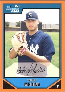 2007 Bowman Prospects Orange #BP87 Gabriel Medina /250