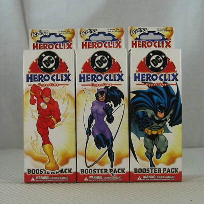 DC HeroClix Hypertime Booster Pack (Set of 3) NEW  SEALED - Image 1 of 2