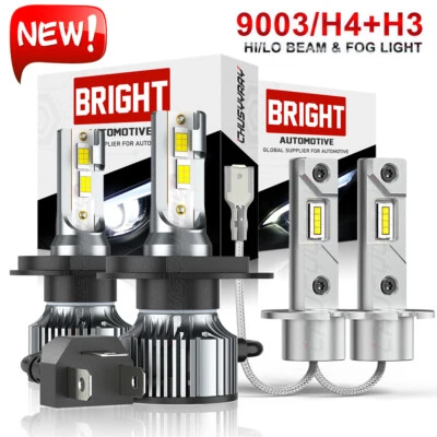 Kit combinado de bombilla antiniebla de haz alto bajo LED para Mitsubishi Mirage 97-02 Foto 1 de 4