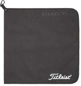 Titleist Golf 2022 StaDry Performance Towel 20" x 20" COLOR: Black TA22SDPTWL-0 - Picture 1 of 2