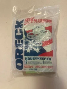 48 Genuine Oreck XL Buster B Canister Housekeeper Vacuum Bags PKBB12DW ( 4 packs - Picture 1 of 2