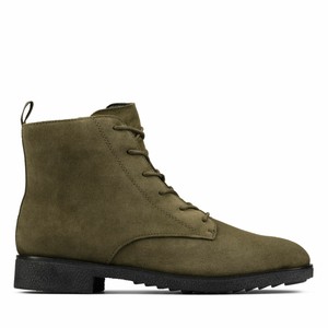 clarks boots womens green