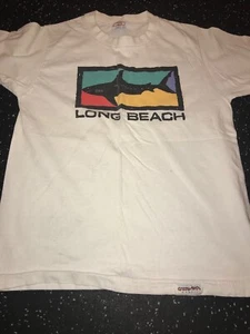 VINTAGE - Crazy Shirts Hawaii - Youth Large - Long Beach - Picture 1 of 1