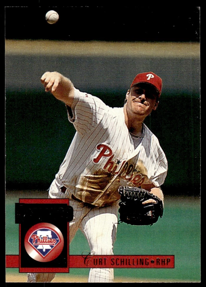 1994 Donruss Baseball Card Curt Schilling Philadelphia Phillies #577 - Image 1 of 2