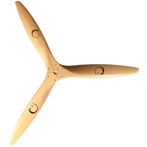 XOAR PJI-P 13x5 3-Blade RC Model Airplane Plane Propeller 13 In Gas Wood Pusher - Picture 1 of 1