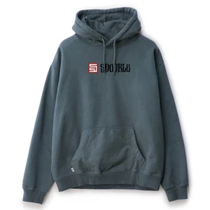 S/Double - S-Cube Block Hoodie Marine Blue - Picture 1 of 2