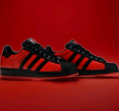 Adidas Marvel Playstation Superstar Spider-Man Miles Morales 4 Mint sneaker shoe - Image 1 of 4