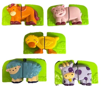 LeapFrog Fridge Farm Magnetic Animals ONLY Replacement Cow Pig Horse Sheep Duck - Image 1 of 4