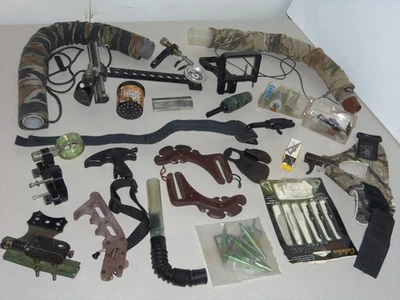 Armadio tiro con l'arco OLD MANS sinistro sopra arco caccia rilascio chiamate frecce ecc LOTTO - Immagine 1 di 4