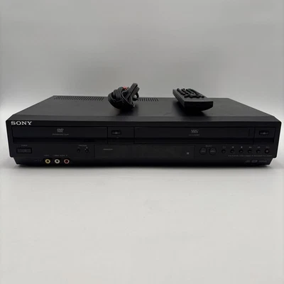 Sony SLV-D380P DVD VCR Combo Reproductor Grabadora VHS Probada con Control Remoto y Cables AV Foto 1 de 4