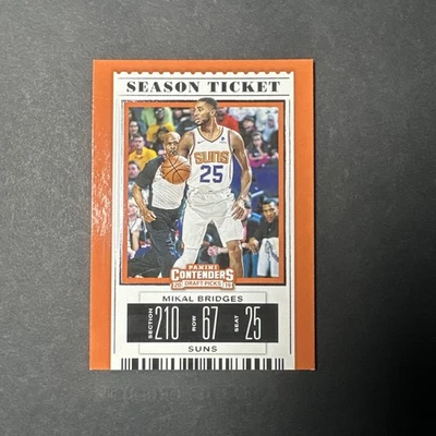 2019 Panini Contenders Draft Picks #42 Mikal Bridges Basketball Card Suns - Image 1 of 2