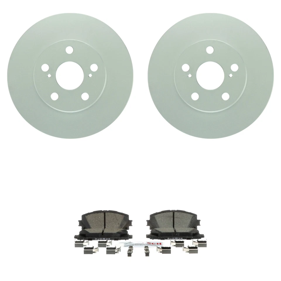 Kit de pastillas de freno de disco de cerámica azul rotores Quietcast delanteros Bosch para Lexus CT200h Foto 1 de 1