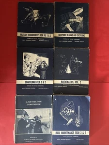 Lot Of 6 Bureau of Naval personnel Training Manuals- Navy And Rate-Assorted-PB - Picture 1 of 12