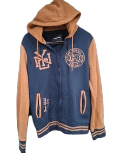 aeropostale NY Medium Zip up hoodie Blue New York - Picture 1 of 6