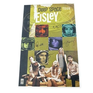 2012 Eisley Poster, signed by Entire band, Deep Space Tour - Picture 1 of 11