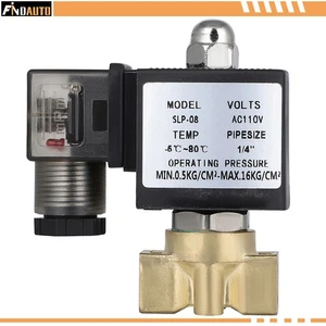 1x Air Ride Suspension Valve Brass For 1/4"NPT 110-120V Electric Solenoid Air - Picture 1 of 7