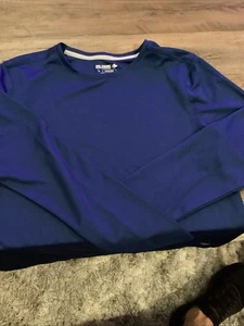 Women’s Reel Legends Blue Long Sleeve Freeline Shirt, Size L - Picture 1 of 8