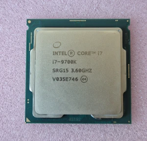 Intel Core i7 9700K 3.6GHz Socket LGA1151 9th Gen Processor CPU SRG15 *CPU ONLY* - Afbeelding 1 van 2