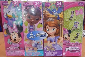 Cardinal Games Disney Puzzles + Memory Game Set - Picture 1 of 2