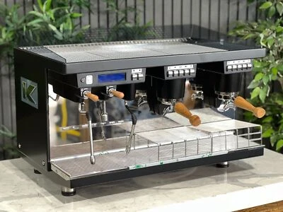 ELEKTRA KUP 2 ГРУППЫ СОВЕРШЕННО НОВЫЙ ЭСПРЕССО КОФЕМАШИНА КОММЕРЧЕСКИЕ ДЕРЕВЯННЫЕ РУЧКИ - Изображение 1 из 4