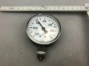 Altes Einbau Messinstrument Metall WIKA Druckmesser m bar  40er 50er /48 - Picture 1 of 6
