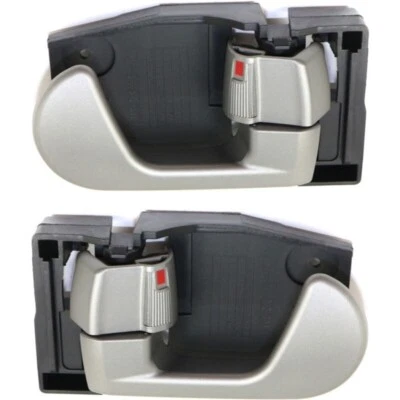 Nuevo juego de 2 manijas de puerta interiores para 04-12 Mitsubishi Galant MR642041 MR642040 Foto 1 de 4