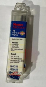 Master Mechanic 106 781 9/16"-18 NF Tap USA - Picture 1 of 1