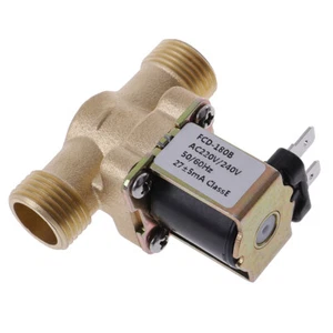 G1/2'' Brass Electric Solenoid Valve DC 12v 24v AC220v for Solar Water Heater!eo - Picture 1 of 14