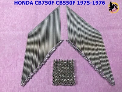 HONDA CB750F 1975-1976  FRONT & REAR Chrome Spoke Set 80Pcs. **nan3927** - Image 1 of 4