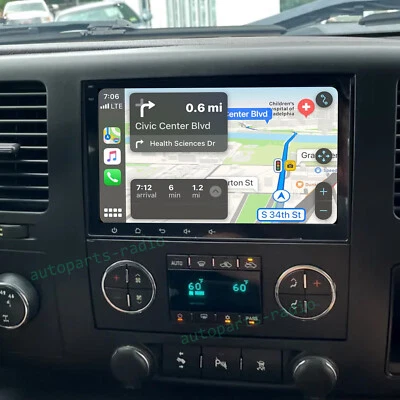 CarPlay Android13 Car Stereo Radio WiFi For Chevrolet Silverado GMC Sierra - Image 1 of 4