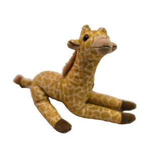 Pier 1 Plush Sitting Giraffe Stuffed Animal Spotted 9 in x 13 in Clean and Cute - Picture 1 of 8