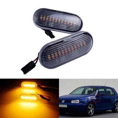 2x KLAR Seitenblinker für Seat Ibiza III 6L1 1.6 16V 1598 ccm 77 KW 105 PS 06-09 - Bild 1 von 4