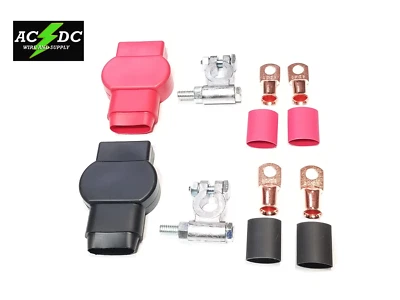 Dodge Cummins Battery Terminals Boots Set HD Off Road SETS. YOU CHOOSE LUGS - Image 1 of 4